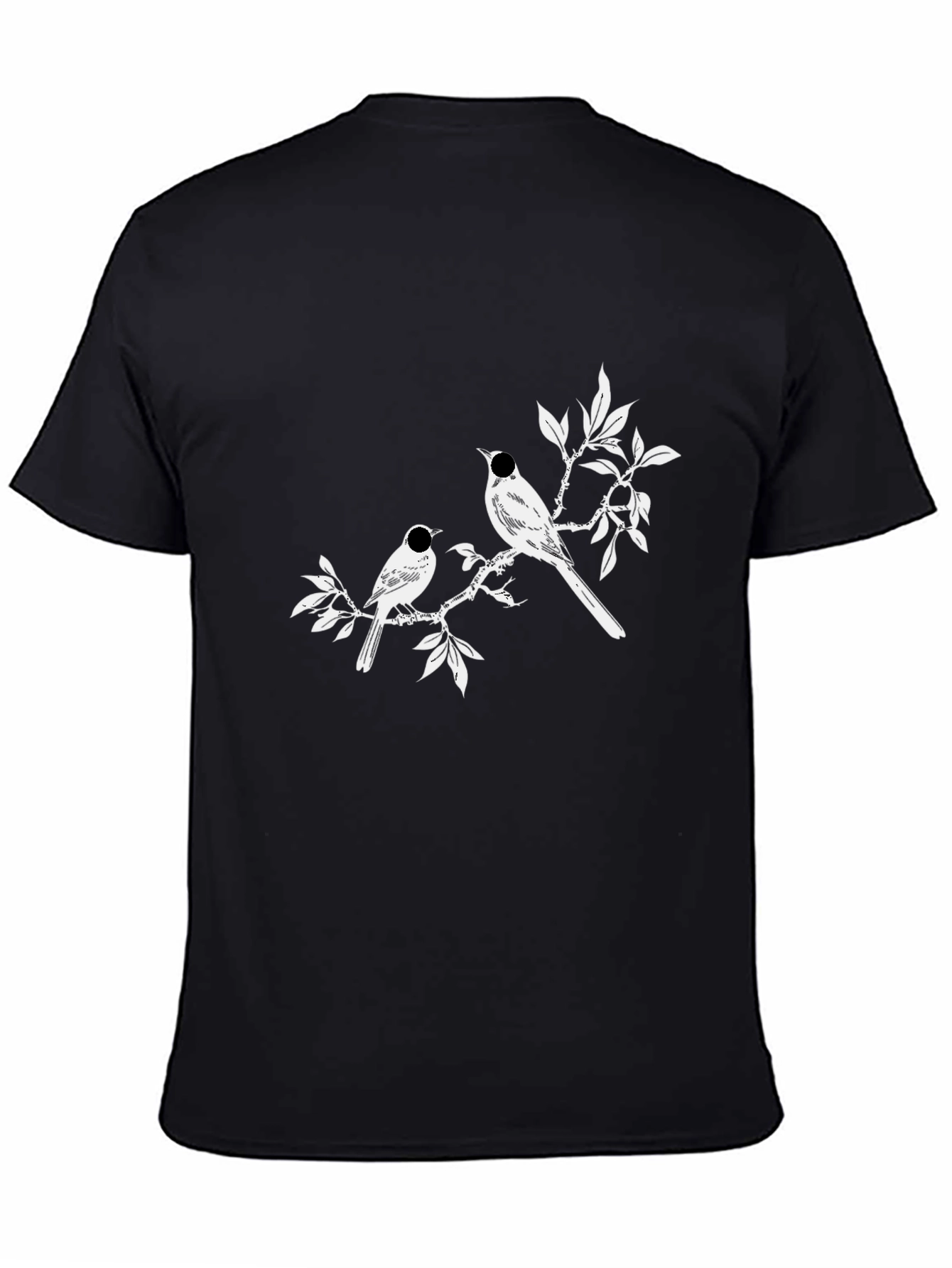 Bird Branch Graphic Tee - Casual Style