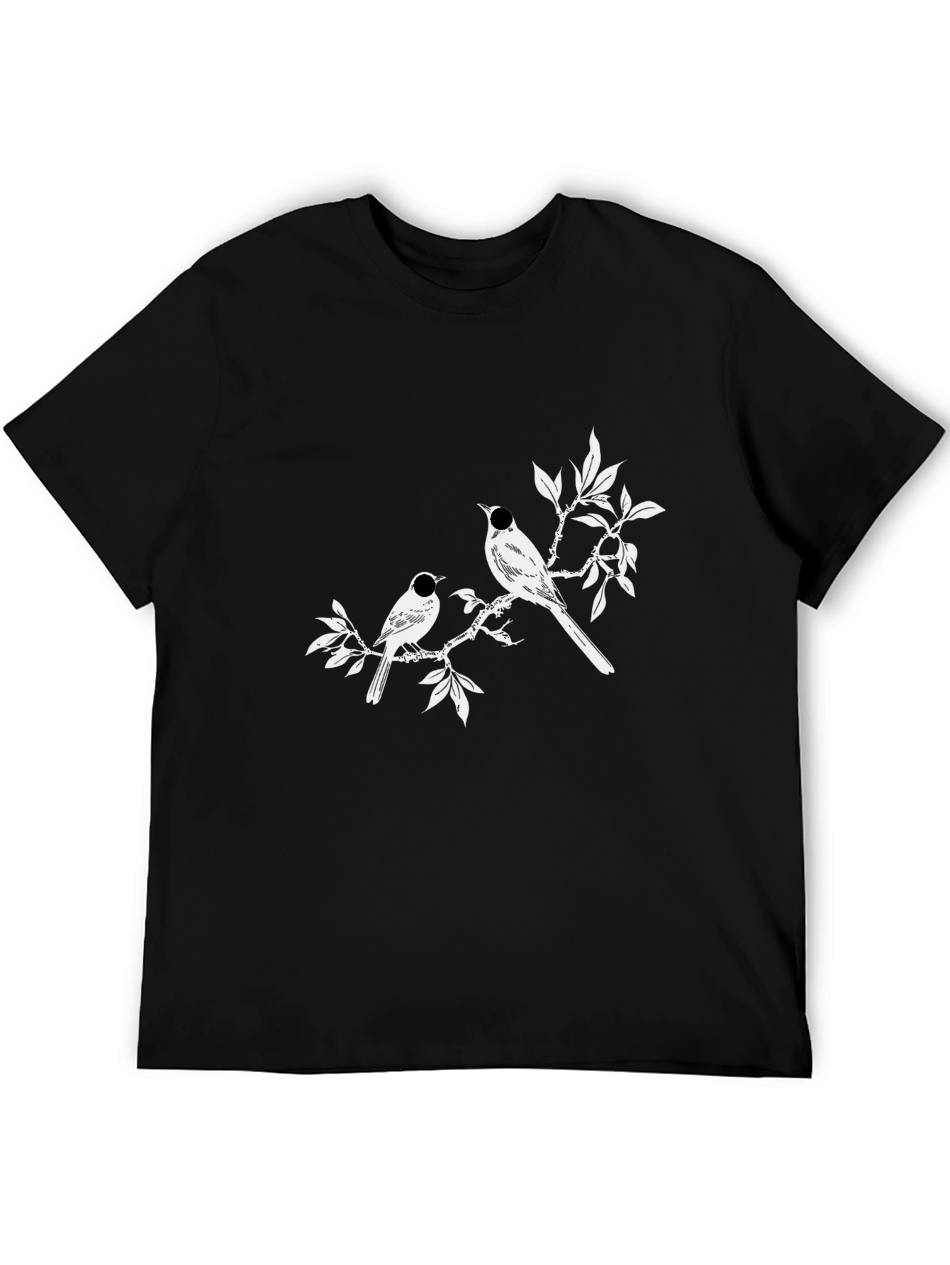 Bird Branch Graphic Tee - Casual Style