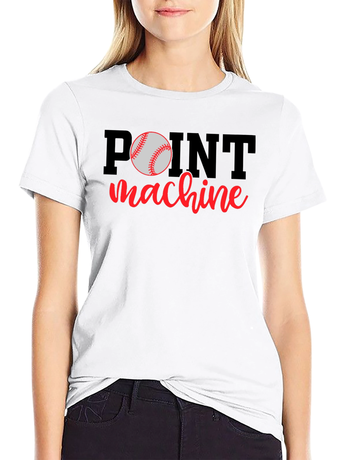 Point Machine Baseball T-Shirt