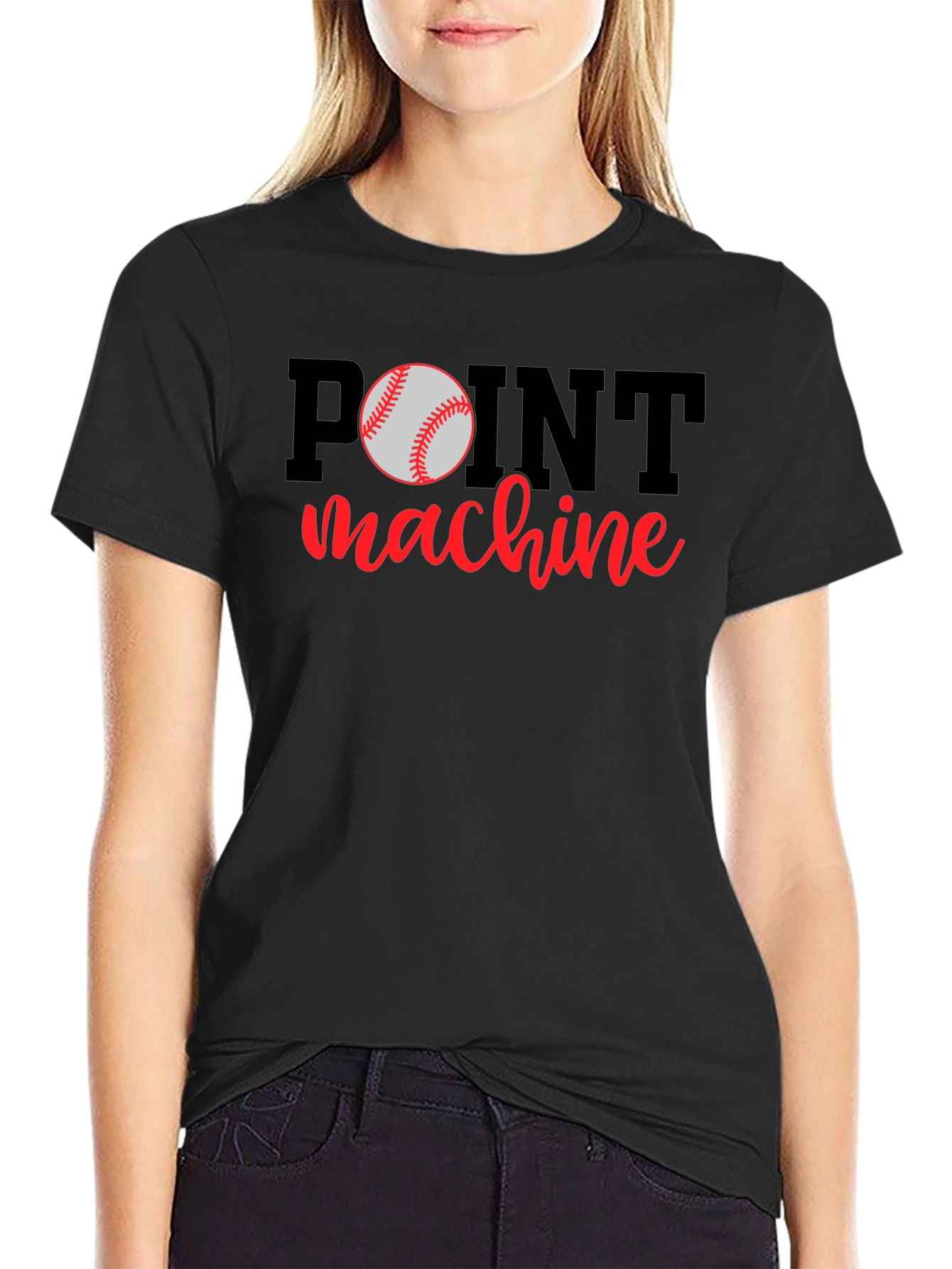 Point Machine Baseball T-Shirt