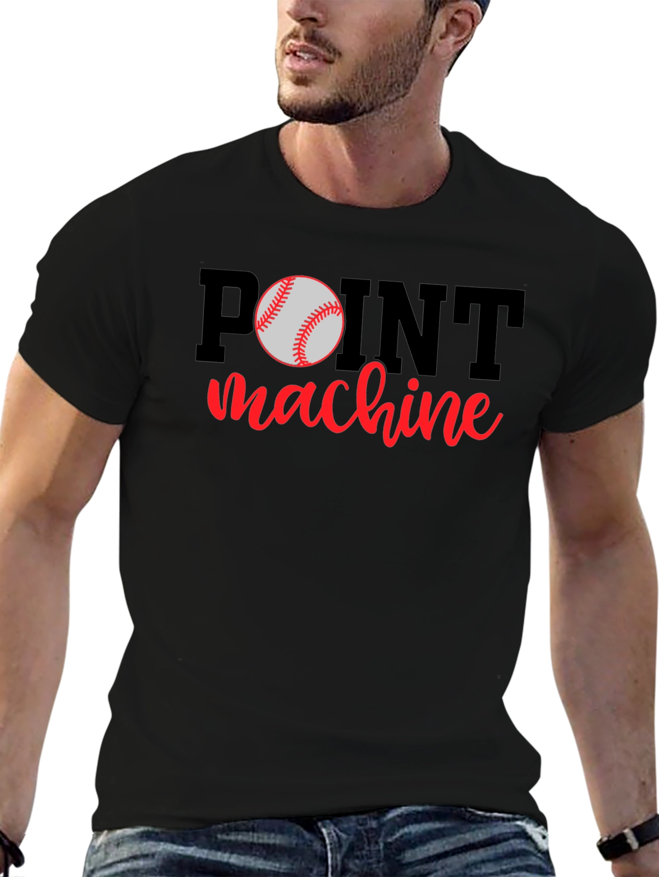 Point Machine Baseball T-Shirt