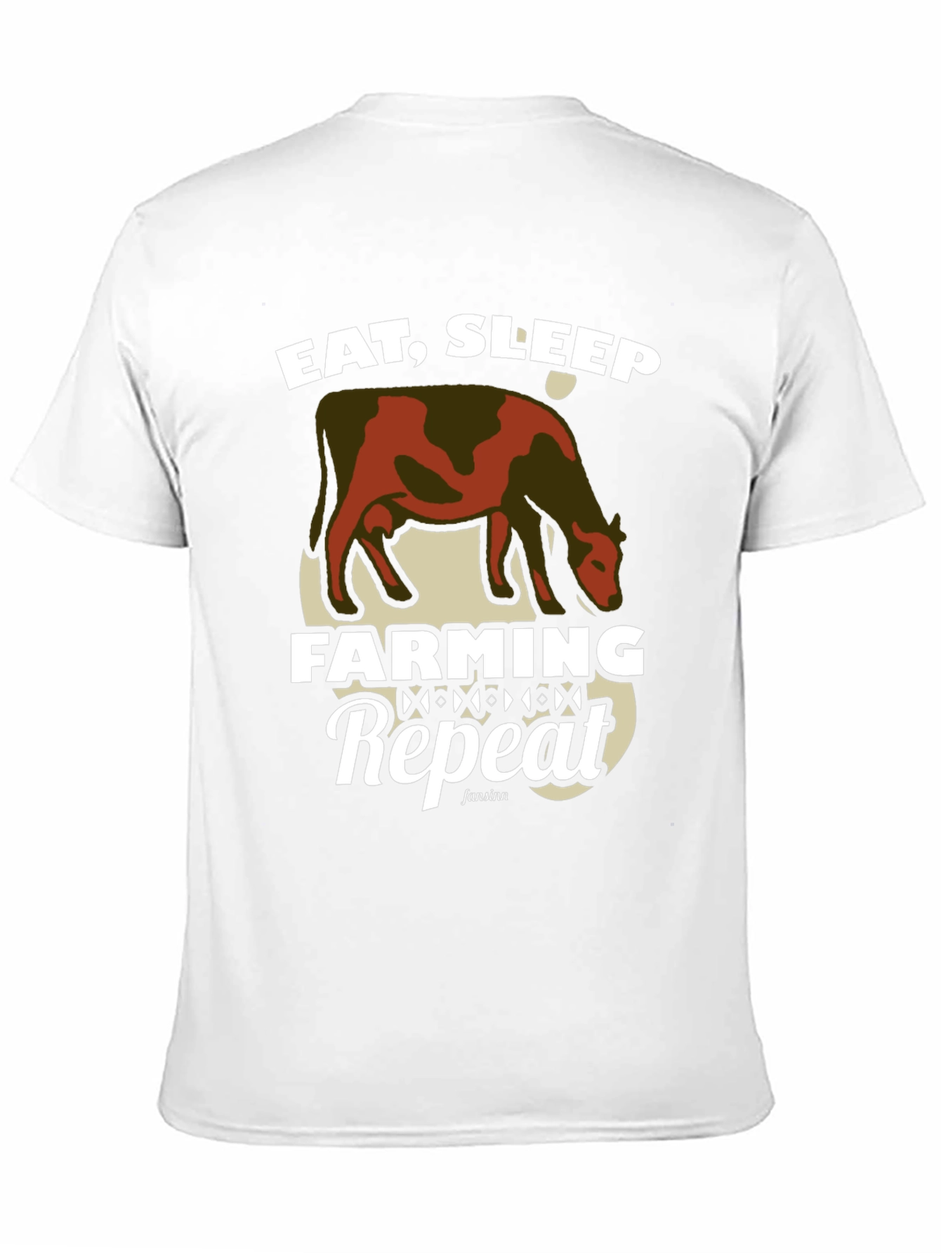 Eat Sleep Farming Repeat Graphic Tee