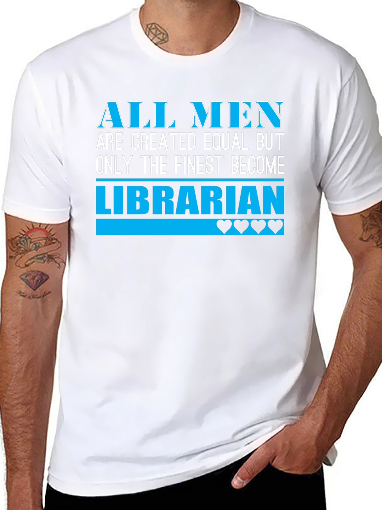 Finest Librarian Graphic T-Shirt