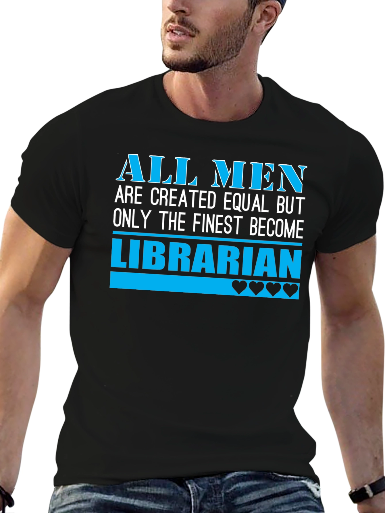 Finest Librarian Graphic T-Shirt