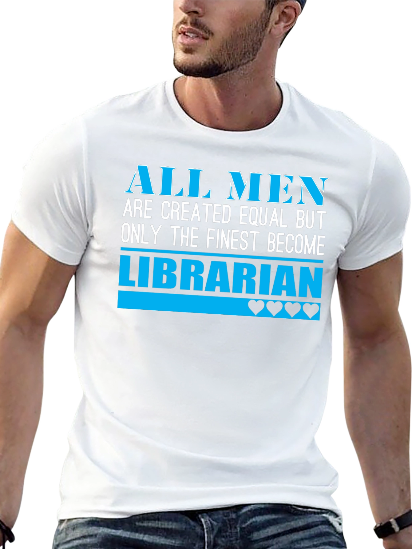 Finest Librarian Graphic T-Shirt