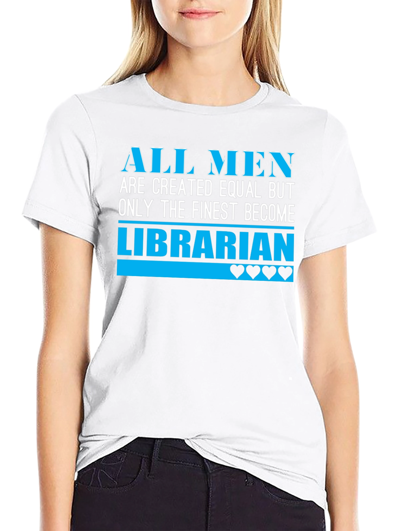 Finest Librarian Graphic T-Shirt
