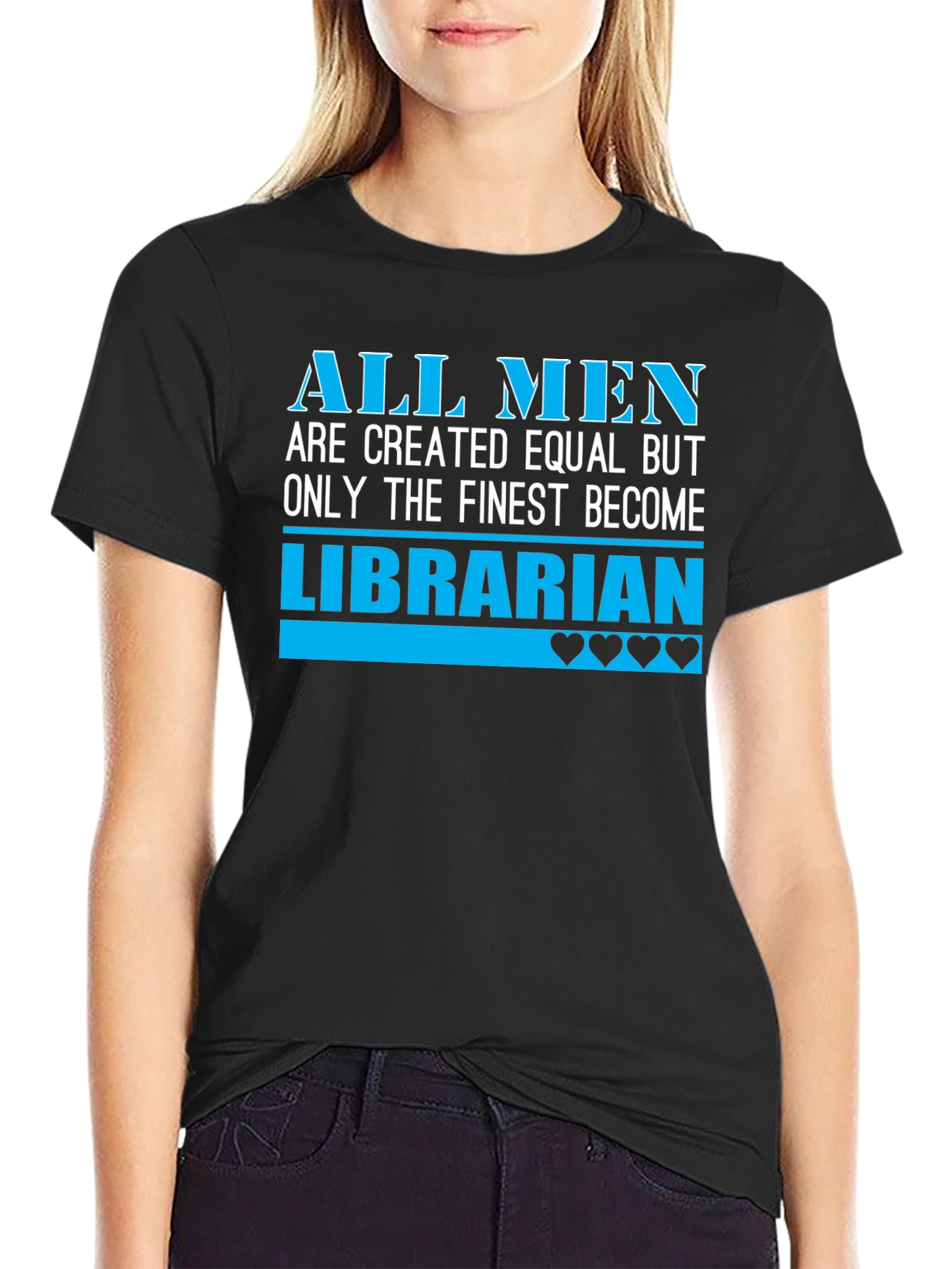 Finest Librarian Graphic T-Shirt