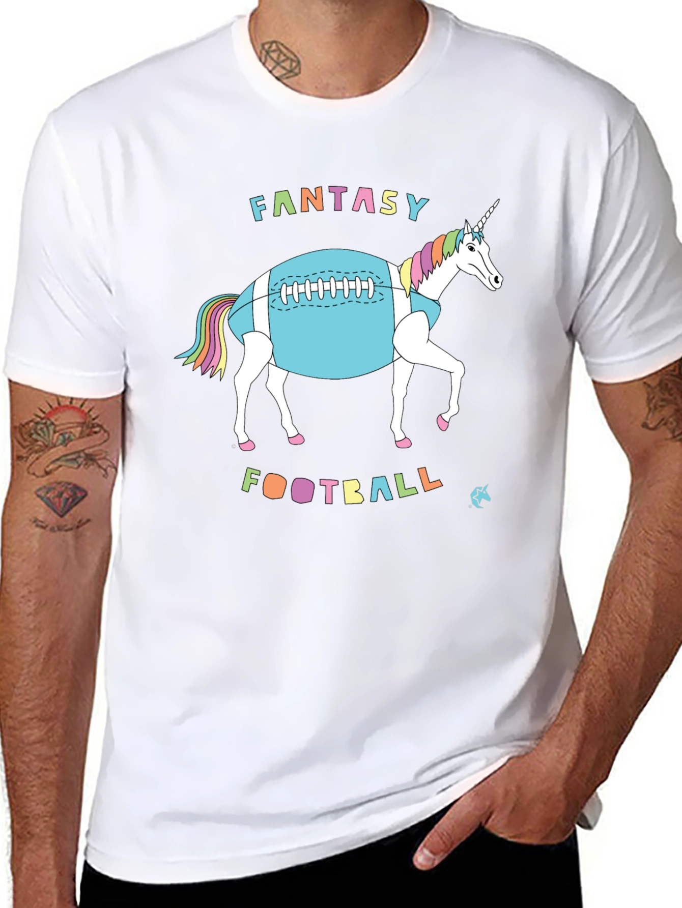 Fantasy Football Unicorn T-Shirt