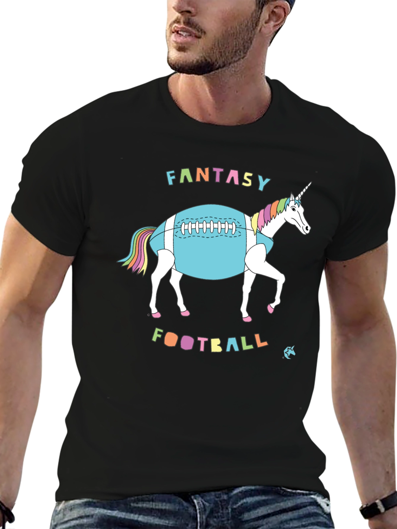 Fantasy Football Unicorn T-Shirt