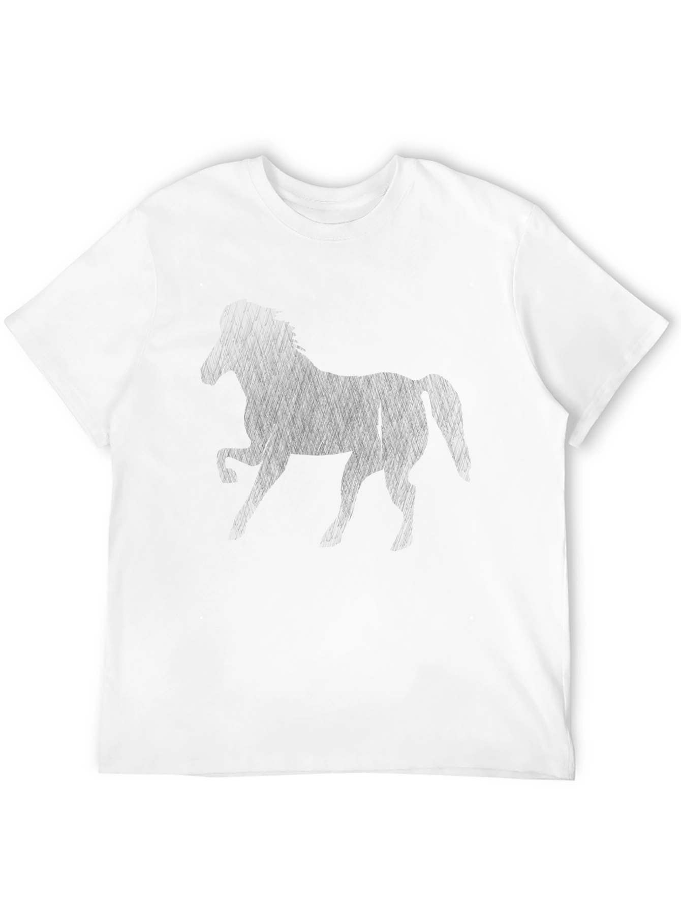 Black Horse Graphic T-Shirt - Unisex Casual Tee