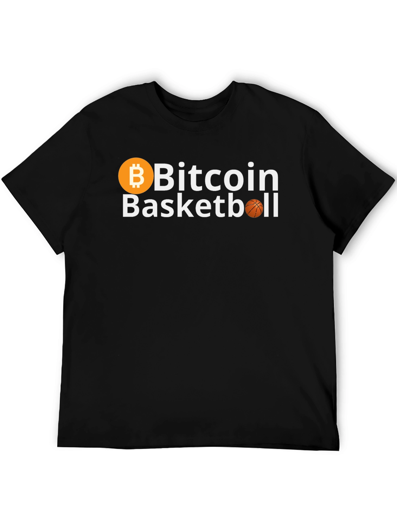 Bitcoin Basketball Graphic Tee