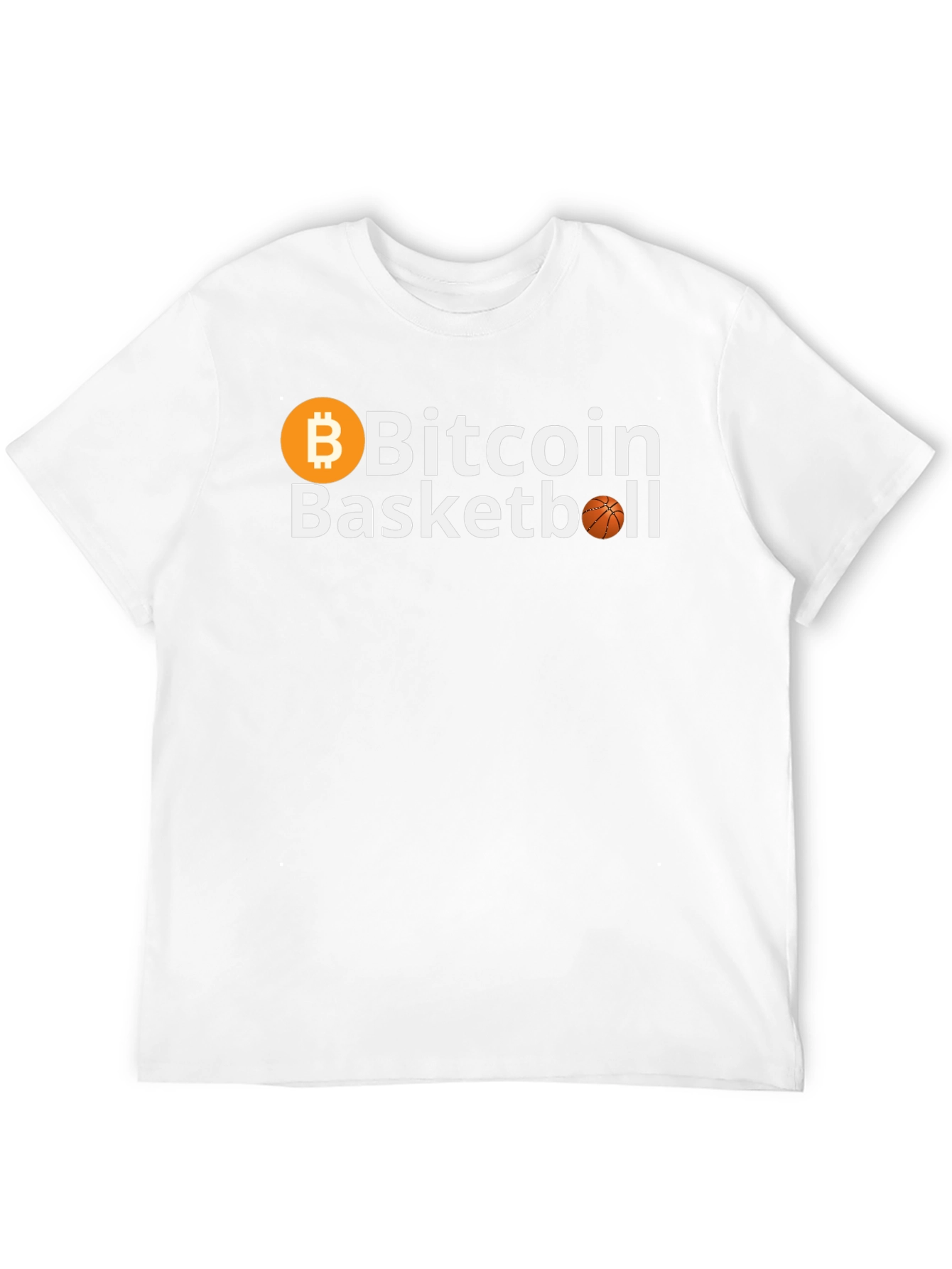 Bitcoin Basketball Graphic Tee
