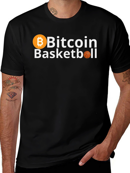 Bitcoin Basketball Graphic Tee