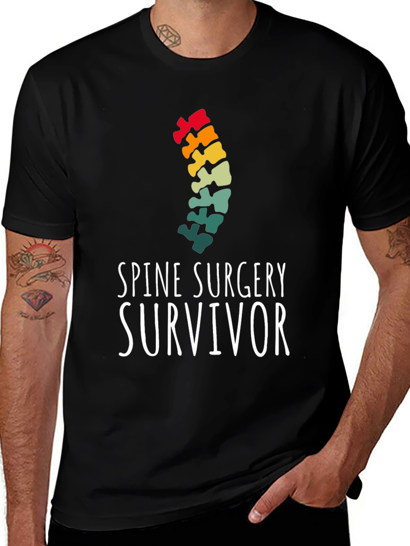 Spine Surgery Survivor Graphic Tee