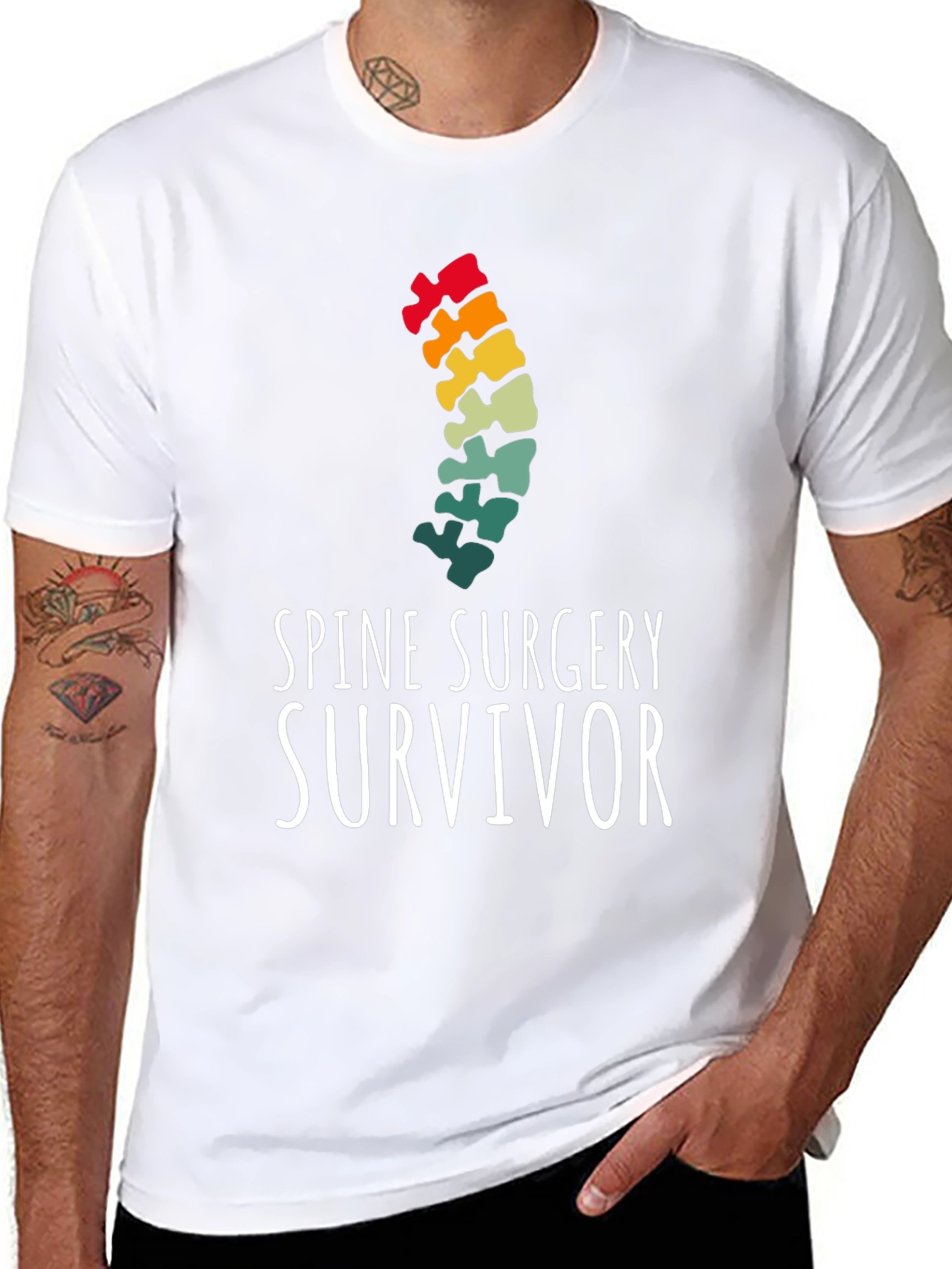 Spine Surgery Survivor Graphic Tee