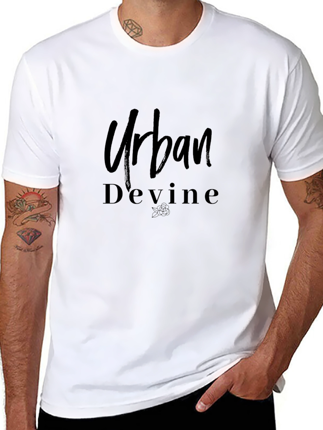 Urban Devine Black T-Shirt