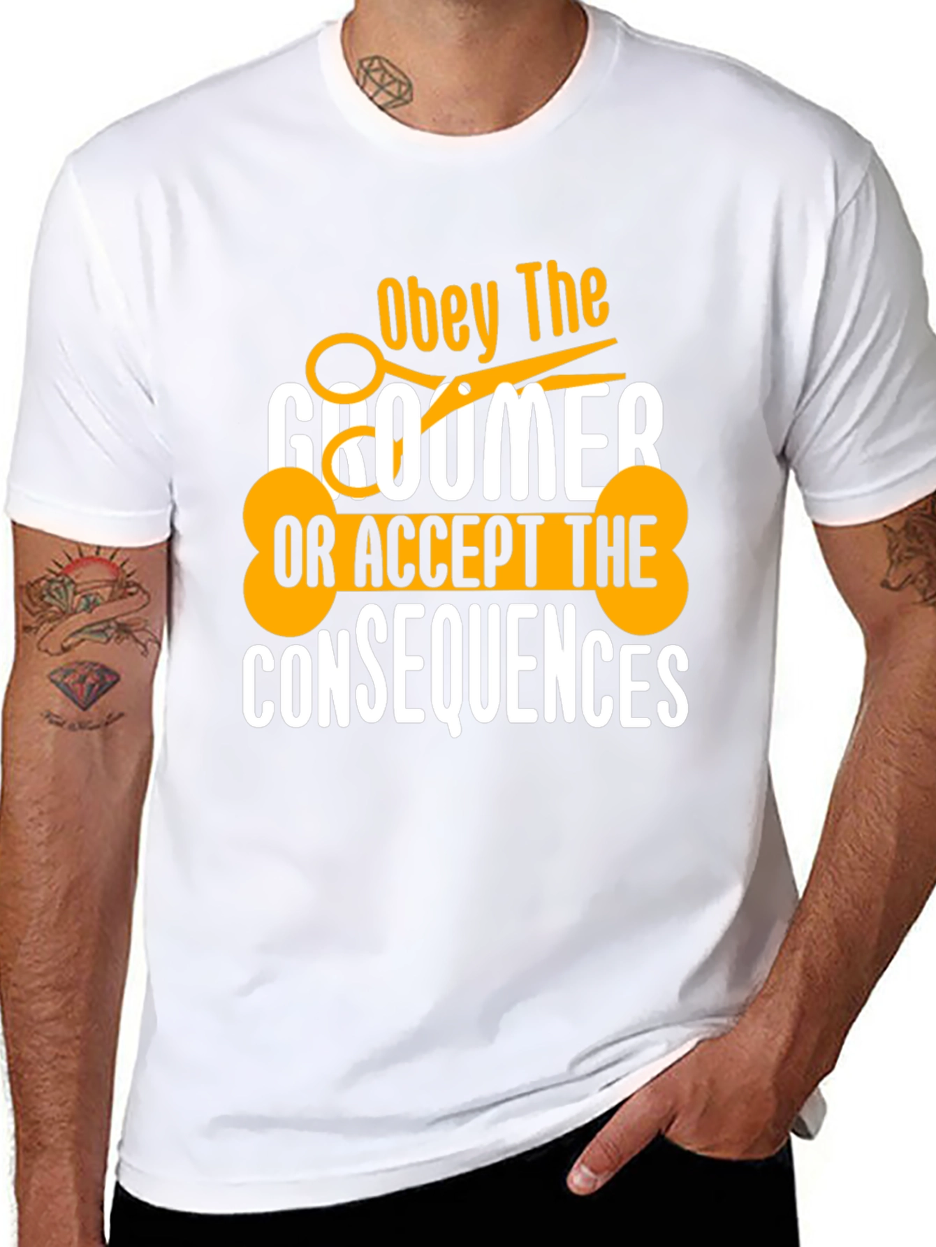 Obey the Groomer T-Shirt - Dog Lover Tee