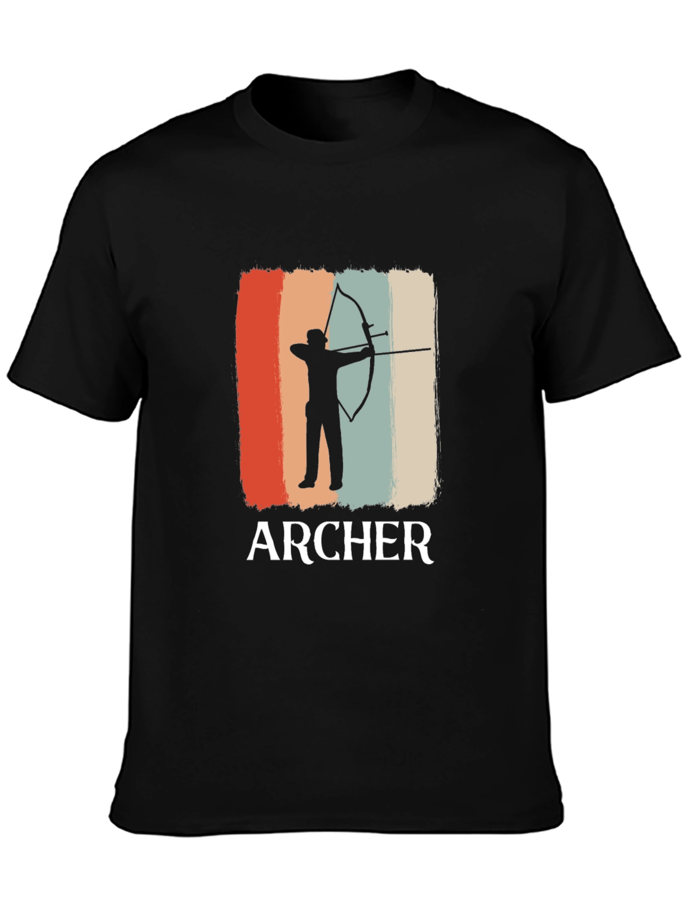 Archer Silhouette T-Shirt Retro Design