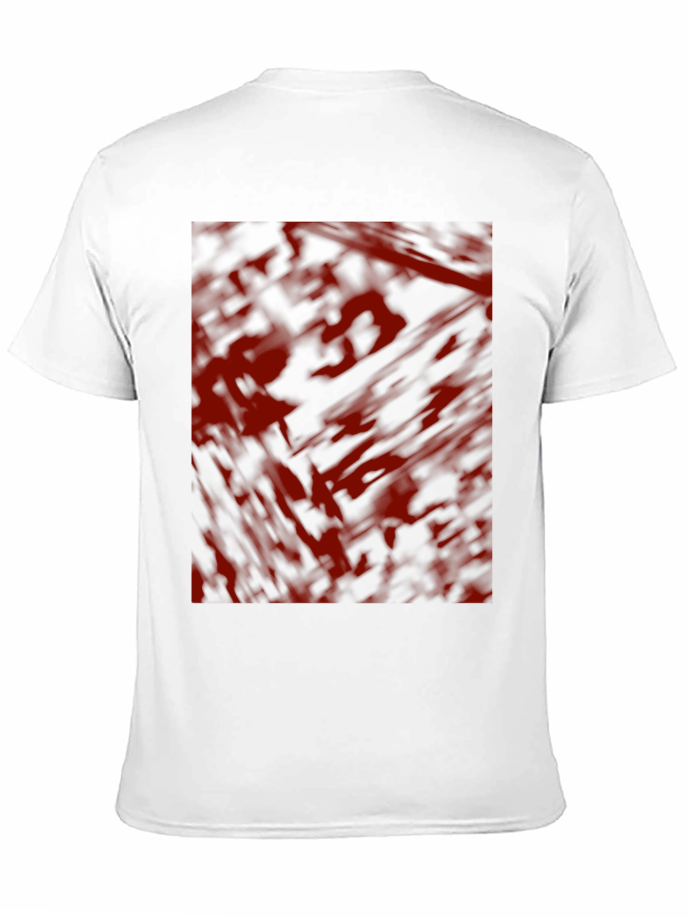 Abstract Red & Black Graphic T-Shirt