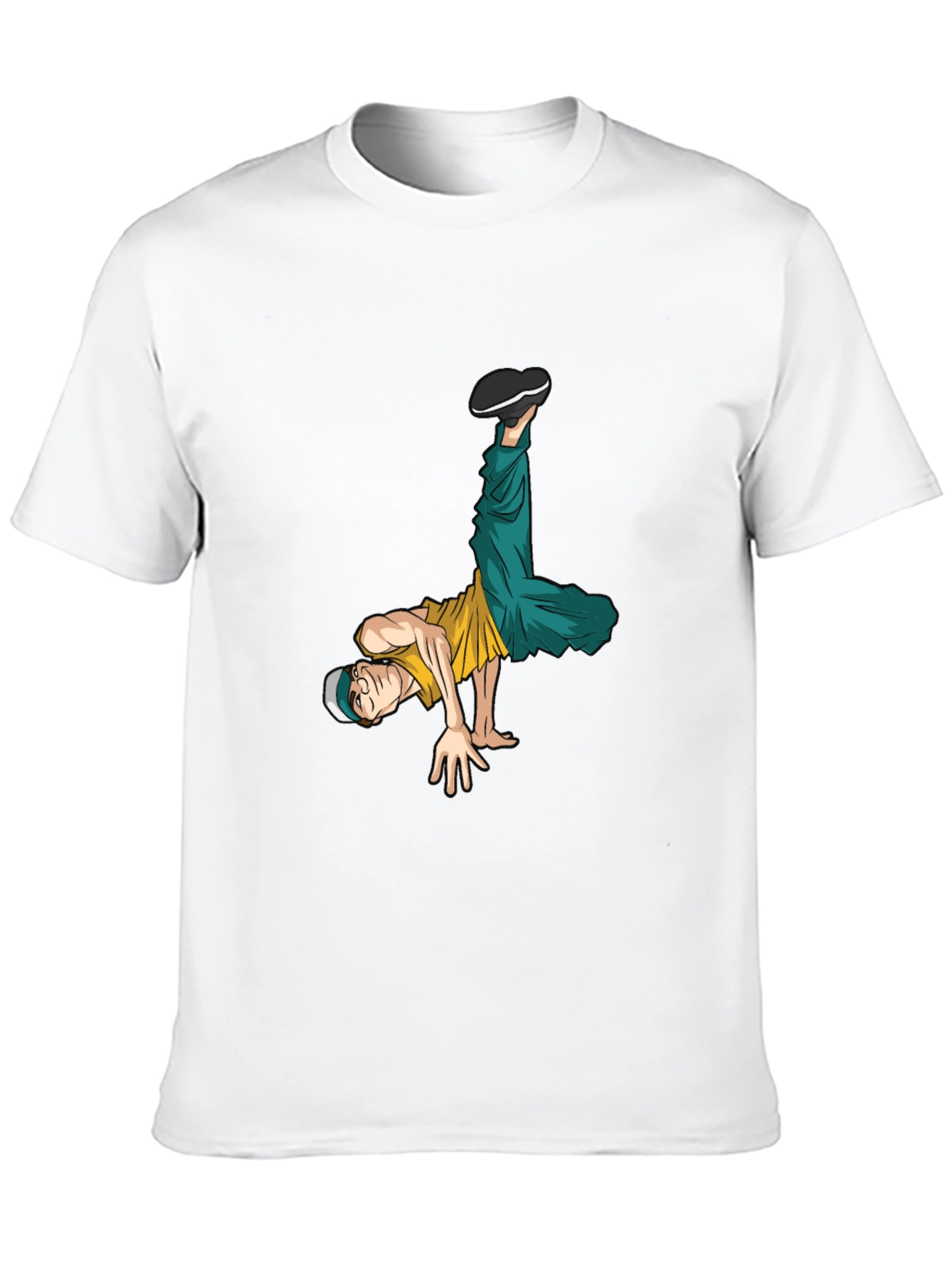 Breakdancing Graphic Tee - Cool Streetwear Style