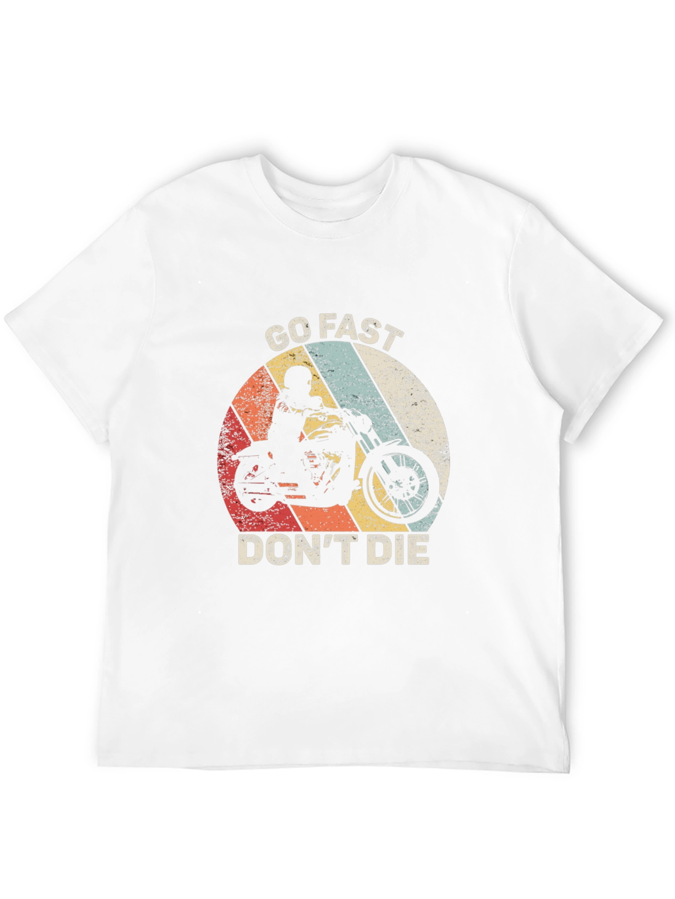 Go Fast Dont Die Motorcycle Graphic Tee