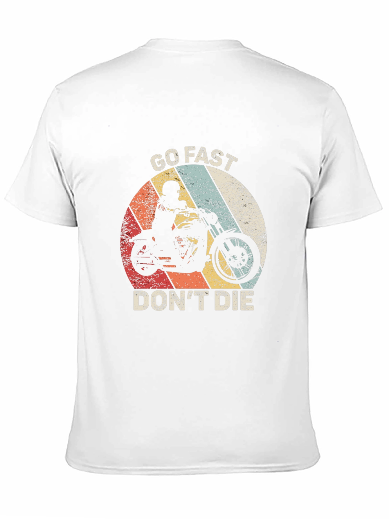 Go Fast Dont Die Motorcycle Graphic Tee