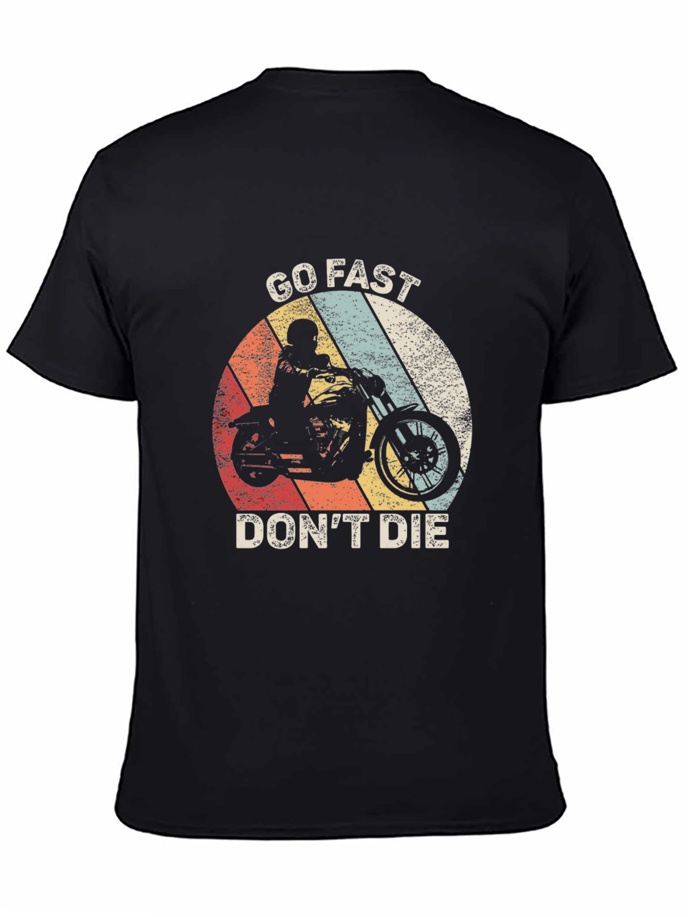 Go Fast Dont Die Motorcycle Graphic Tee