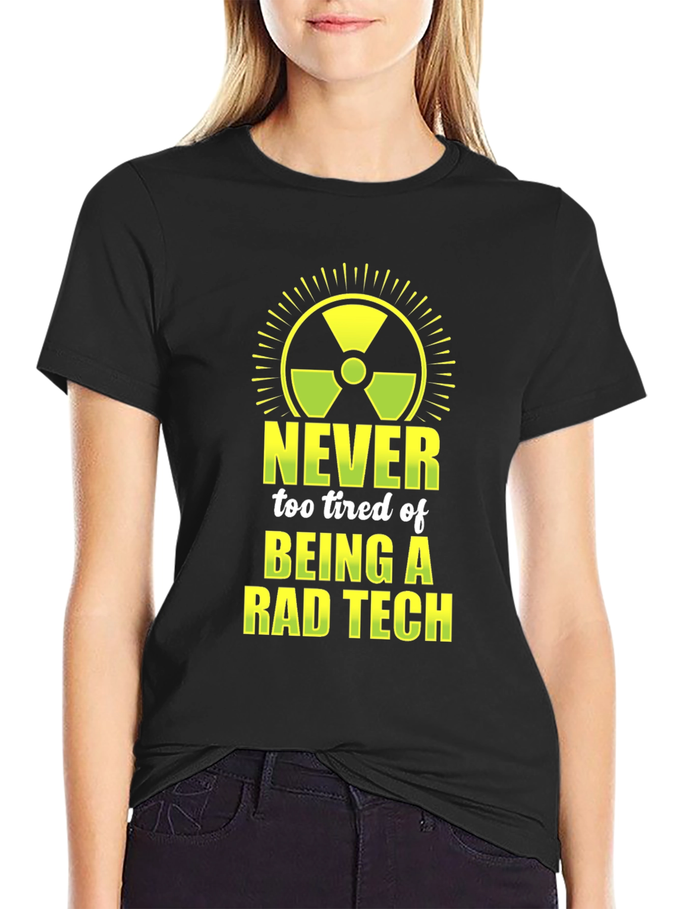 Rad Tech Graphic Tee - Never Too Tired!