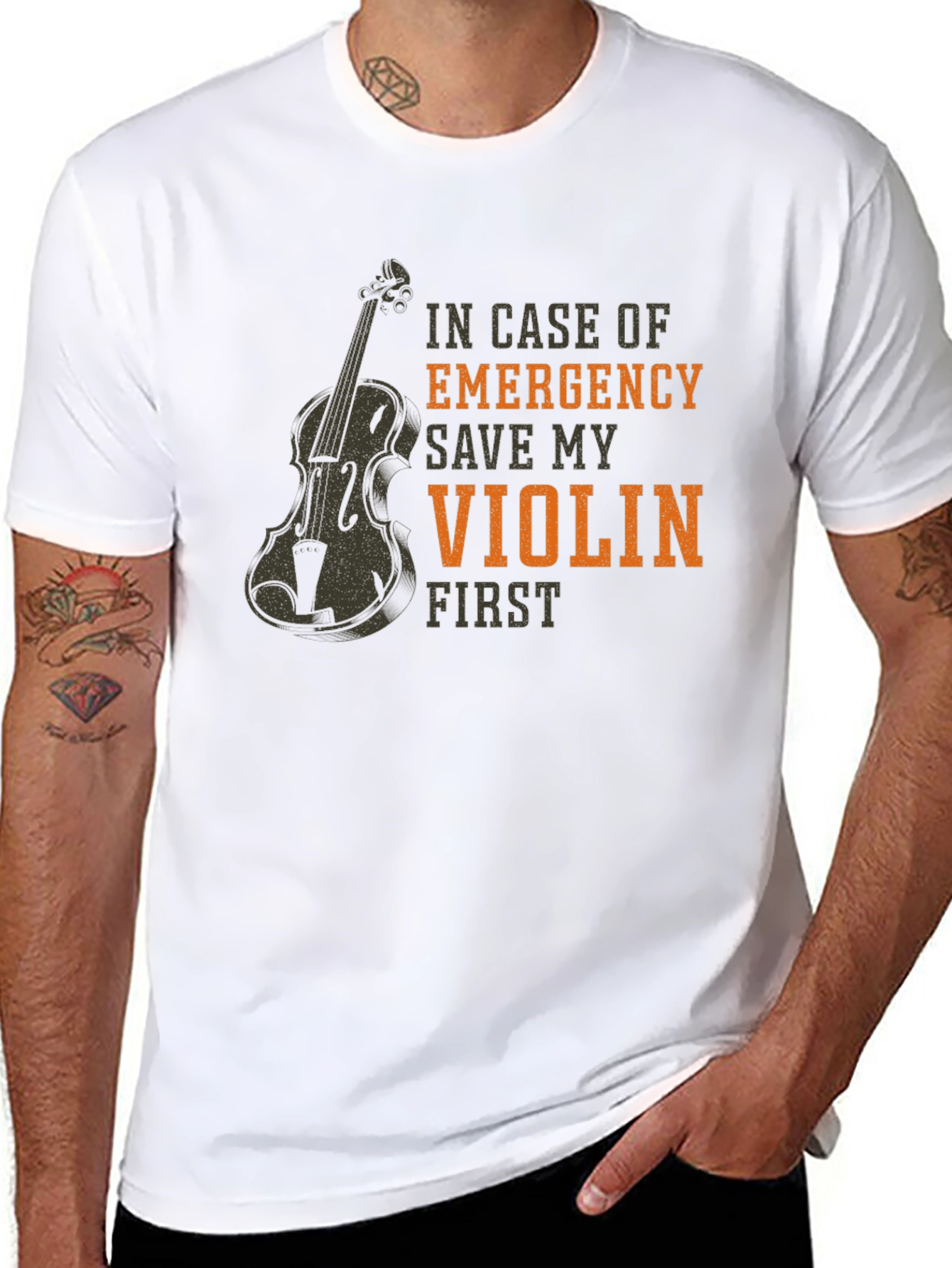 Violin Lover T-Shirt - Save My Violin First
