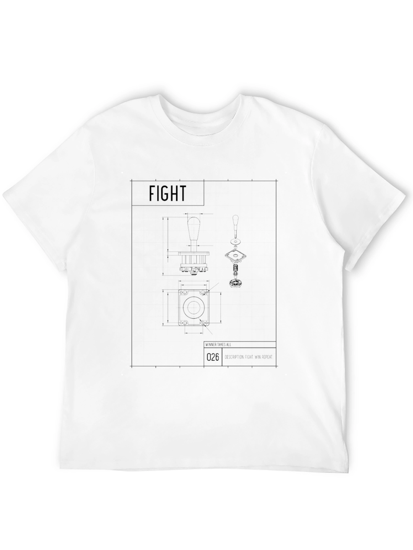 Fight Blueprint Black T-Shirt