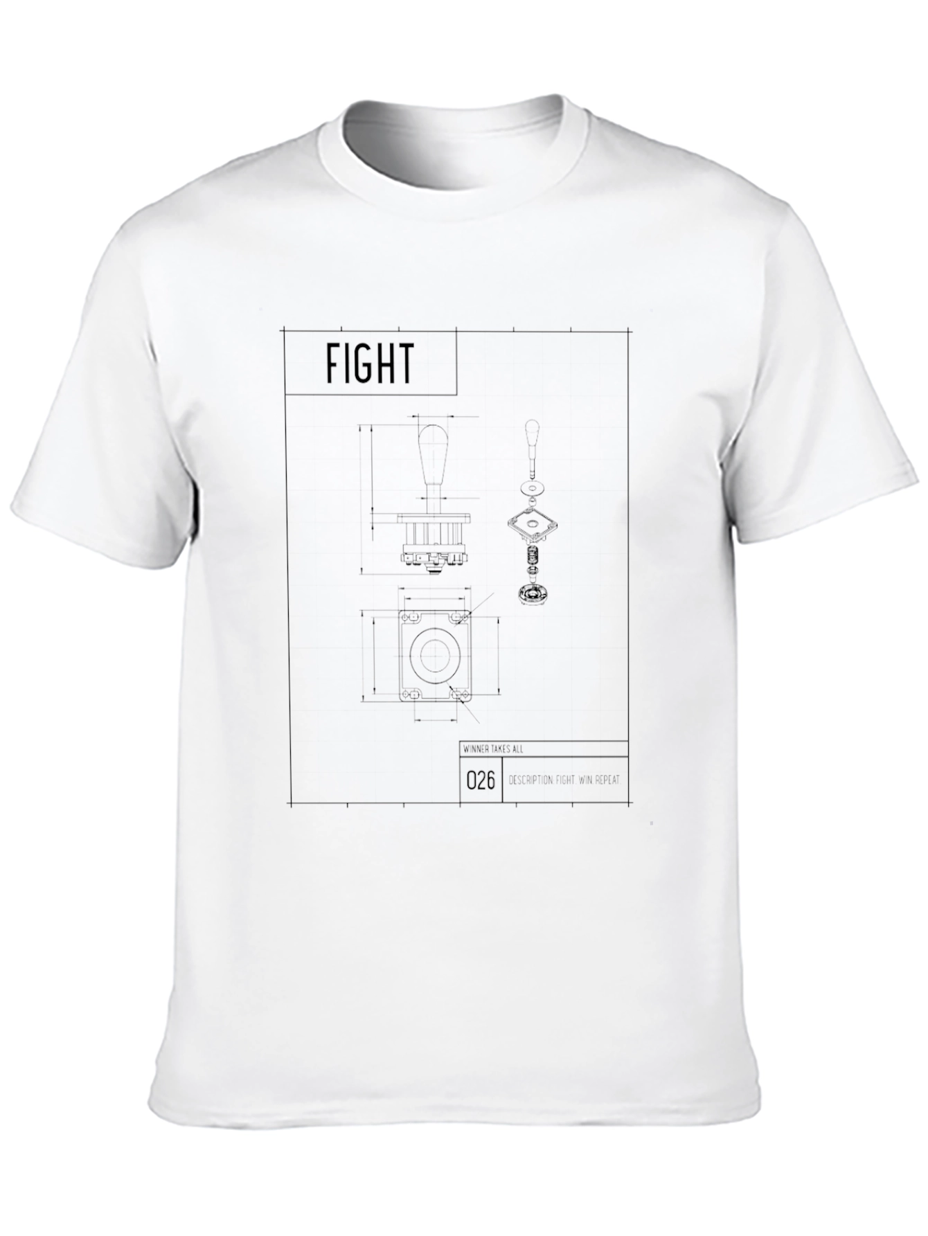 Fight Blueprint Black T-Shirt