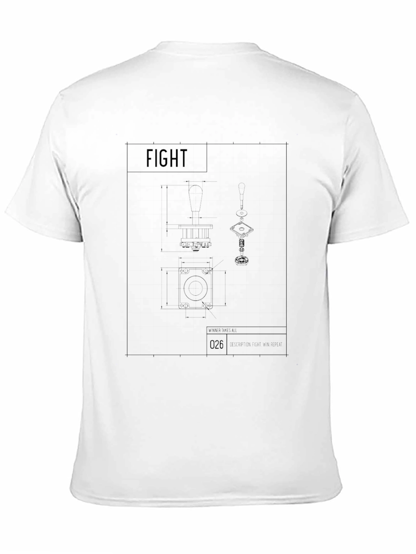 Fight Blueprint Black T-Shirt