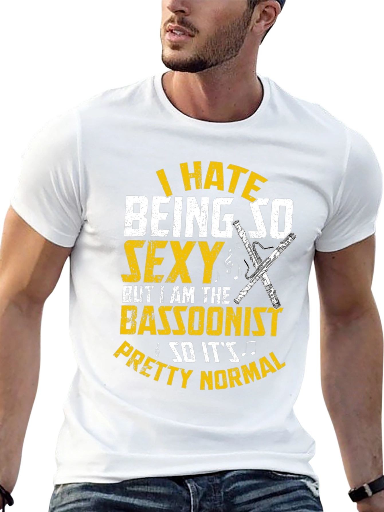 Funny Bassoonist T-Shirt - I Hate Being So Sexy