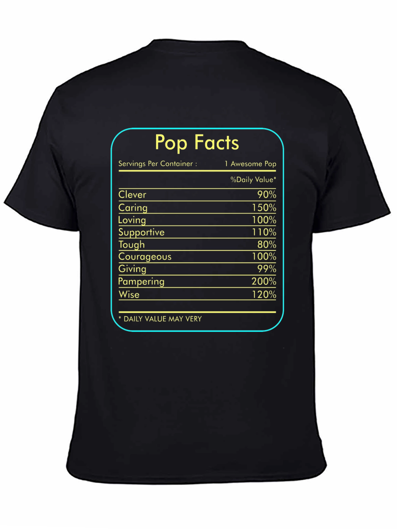 Awesome Pop Facts Graphic T-Shirt
