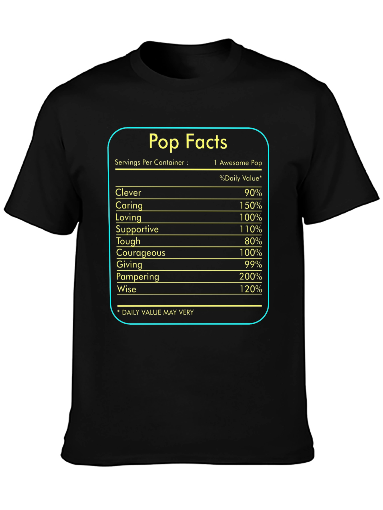Awesome Pop Facts Graphic T-Shirt