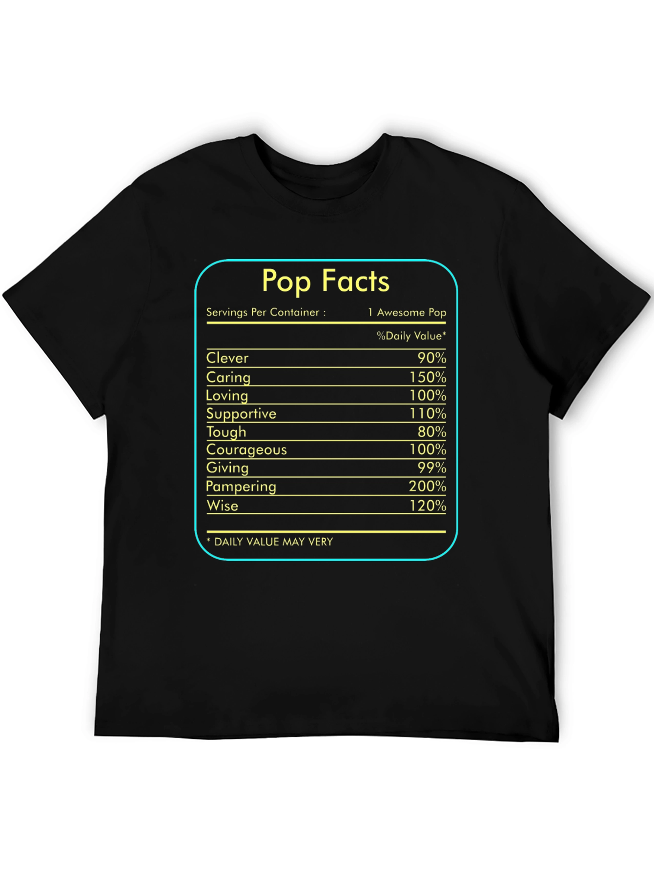 Awesome Pop Facts Graphic T-Shirt