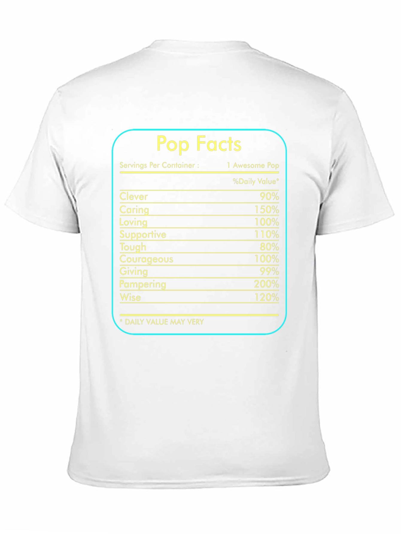 Awesome Pop Facts Graphic T-Shirt