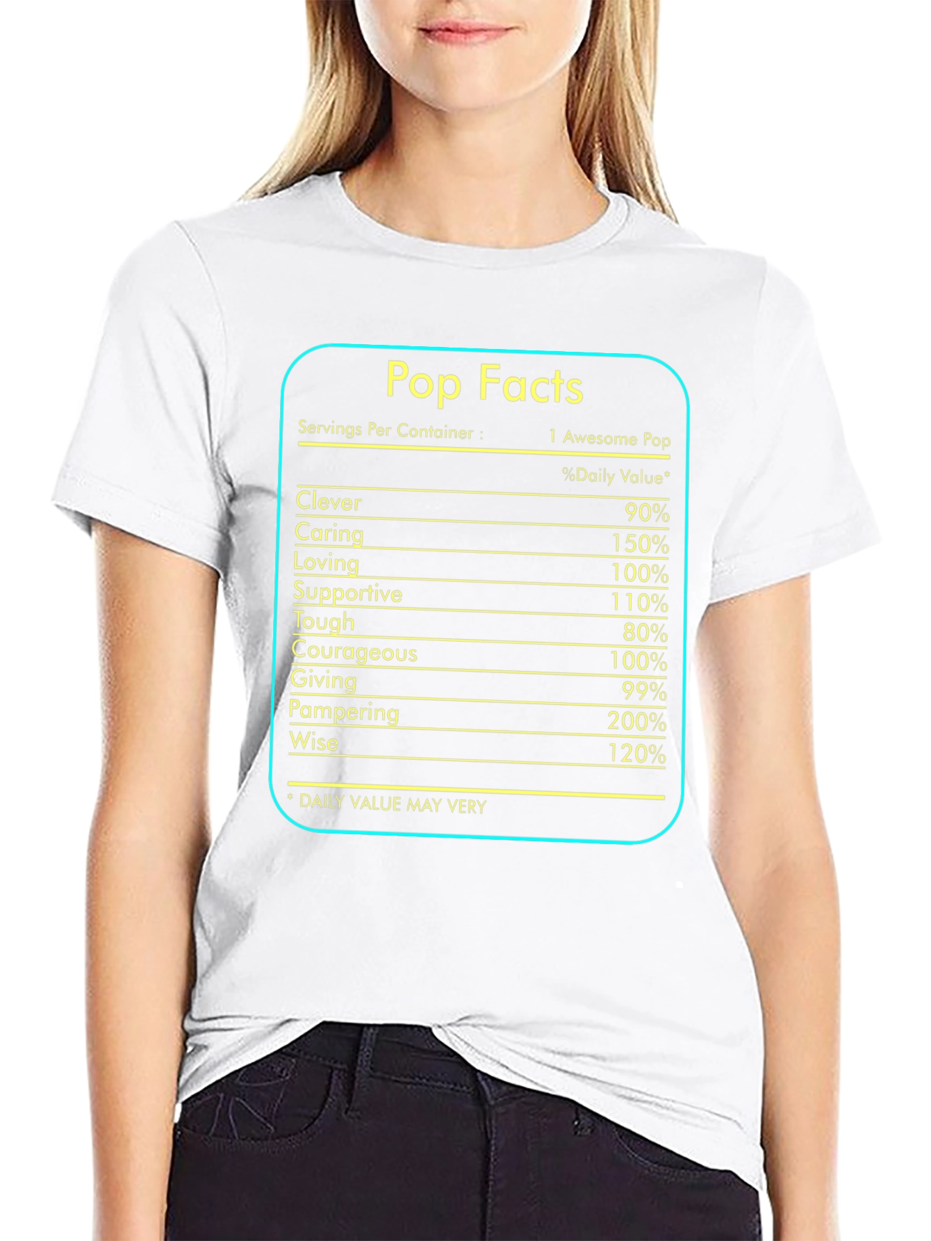 Awesome Pop Facts Graphic T-Shirt