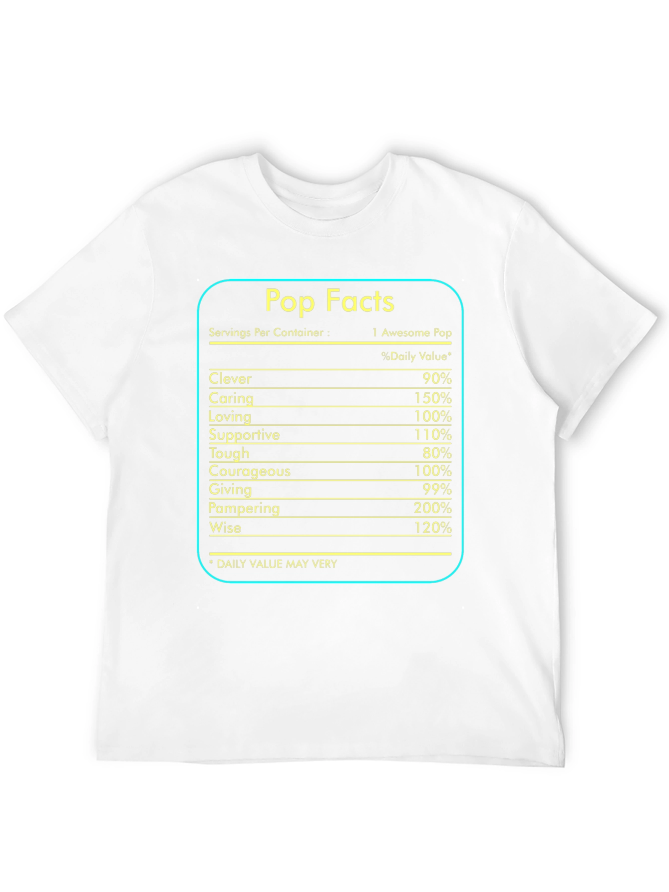 Awesome Pop Facts Graphic T-Shirt