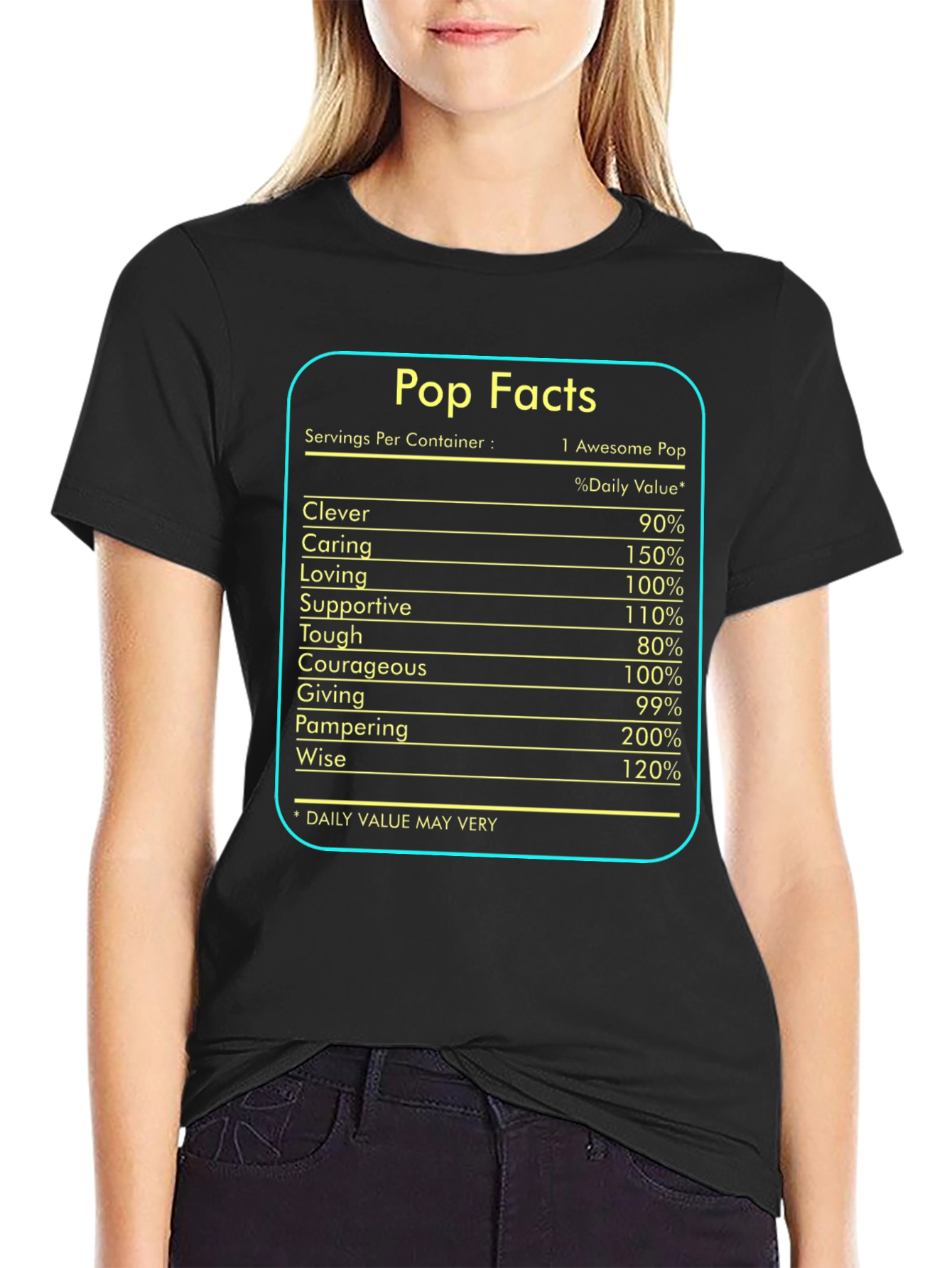 Awesome Pop Facts Graphic T-Shirt