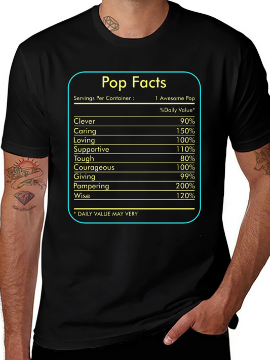 Awesome Pop Facts Graphic T-Shirt