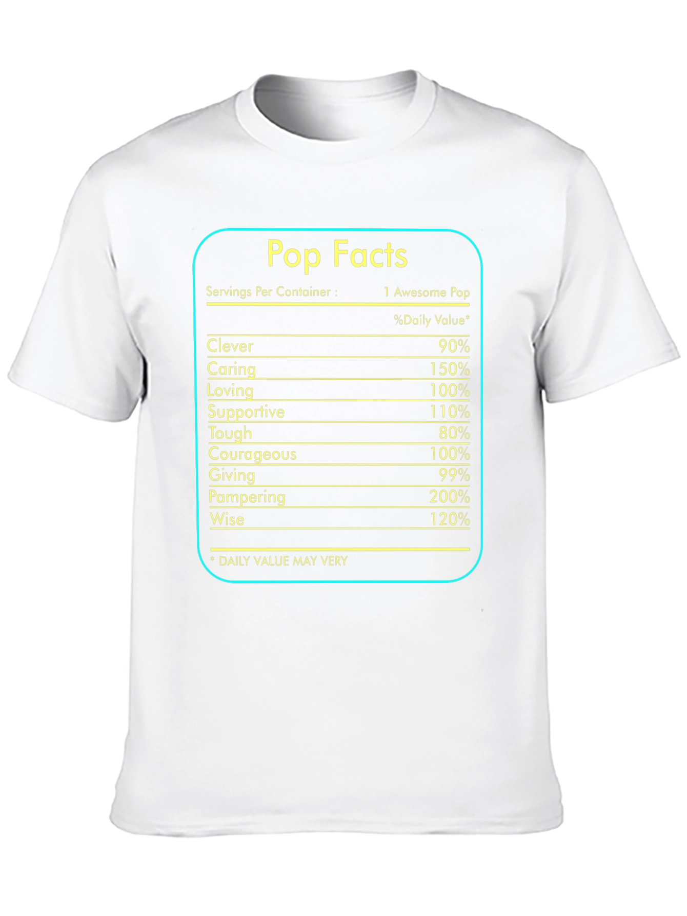 Awesome Pop Facts Graphic T-Shirt