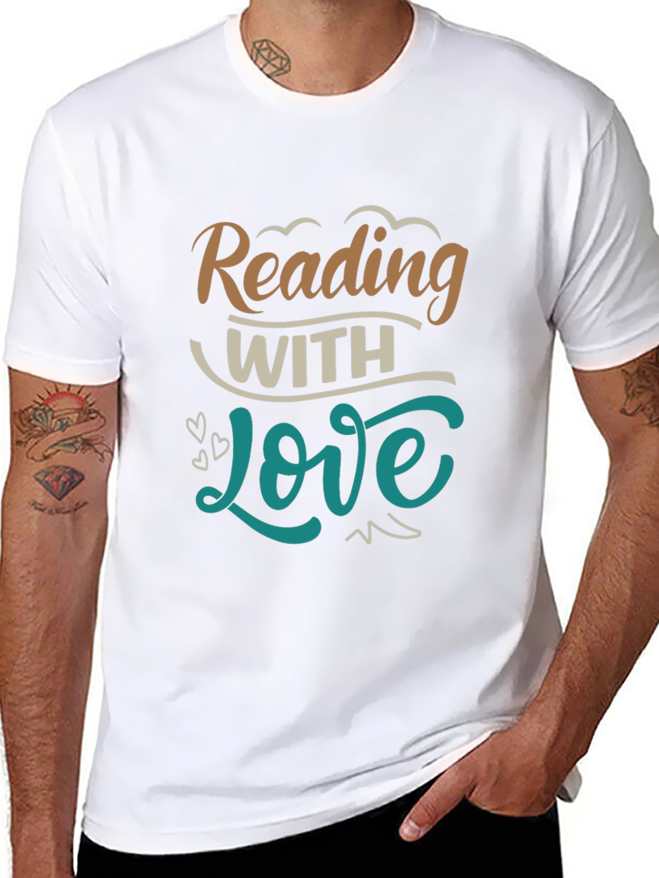 Reading With Love Graphic Tee