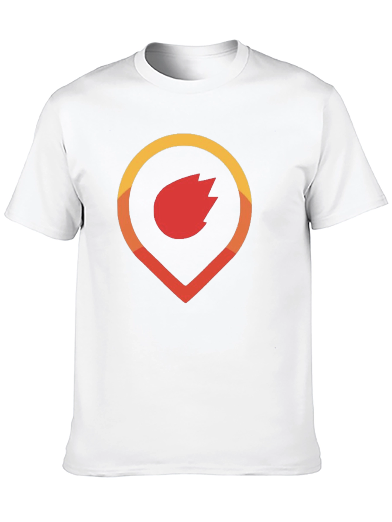 Fiery Pinpoint Graphic Tee - Black Cotton Blend