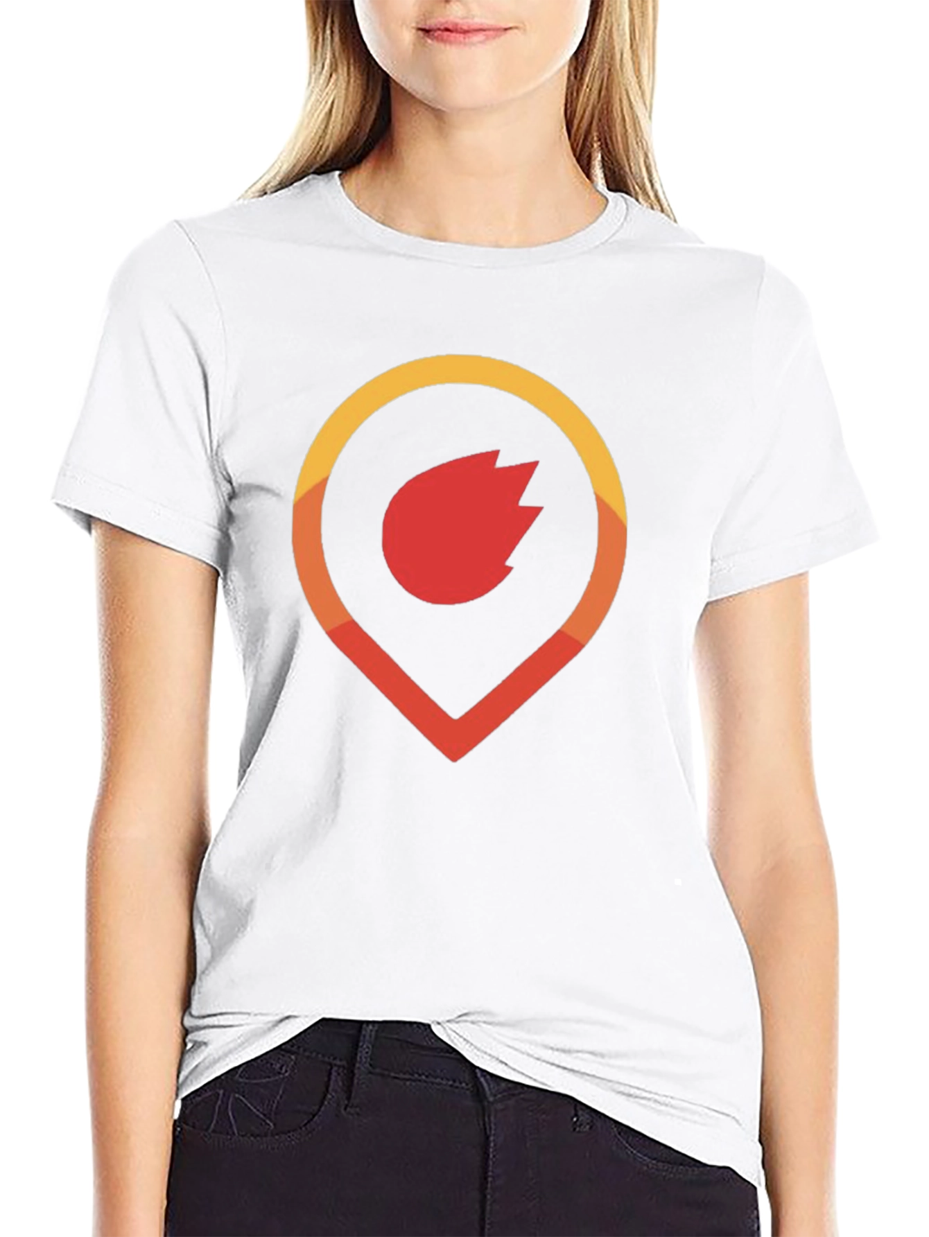 Fiery Pinpoint Graphic Tee - Black Cotton Blend
