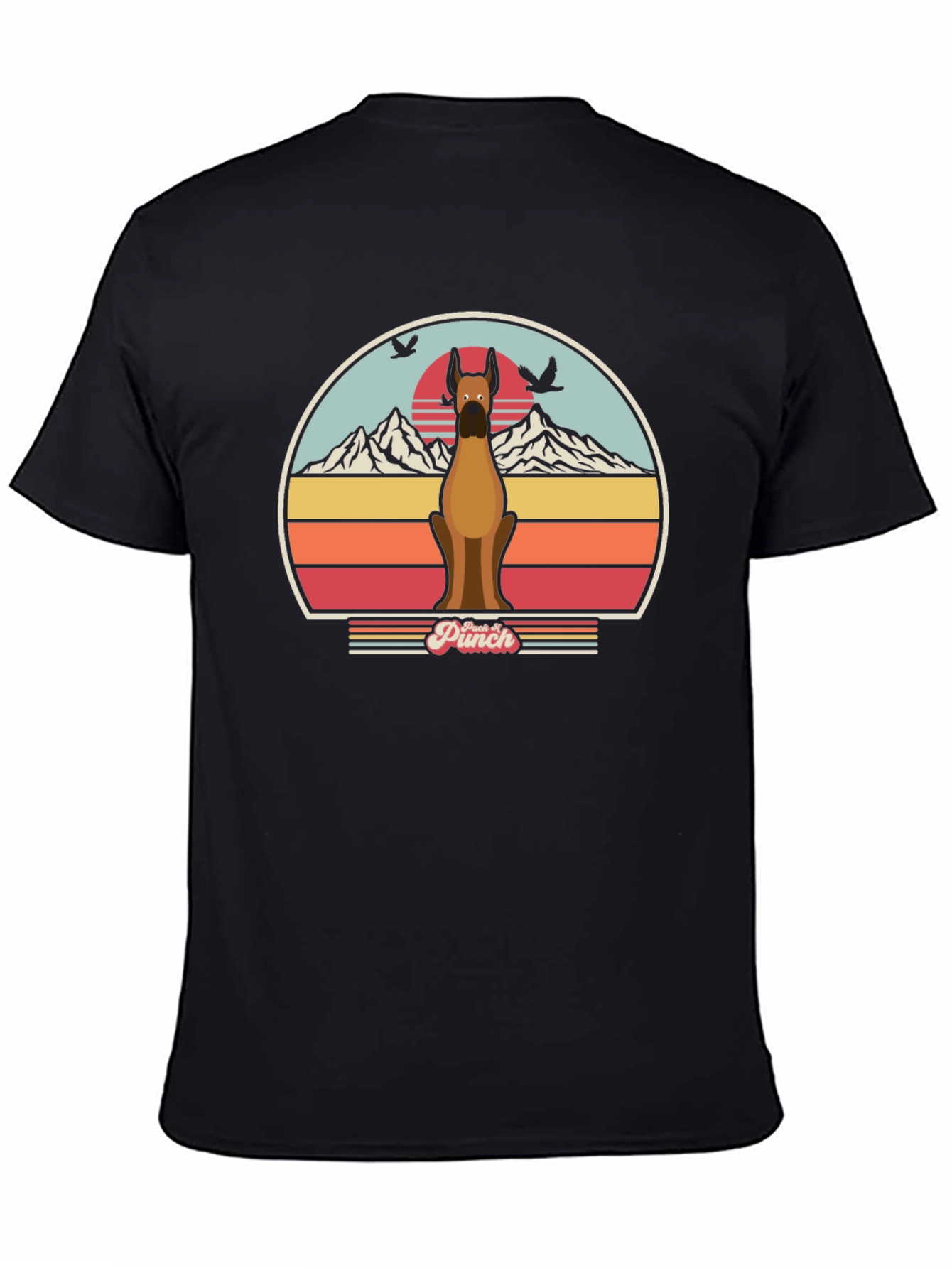 Retro Dog T-Shirt - Punch Design