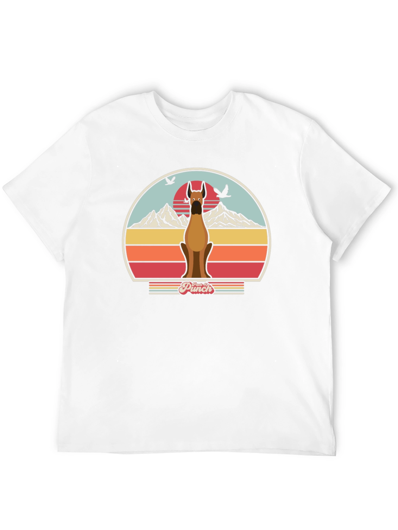 Retro Dog T-Shirt - Punch Design