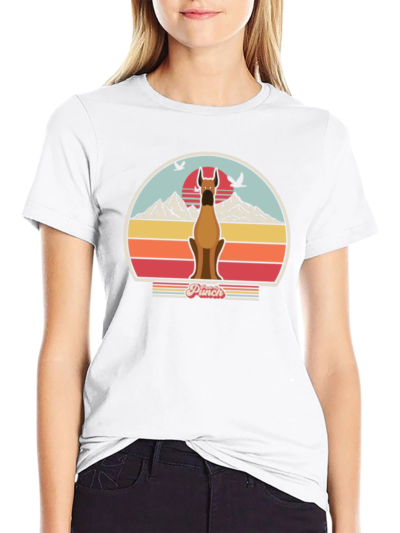 Retro Dog T-Shirt - Punch Design