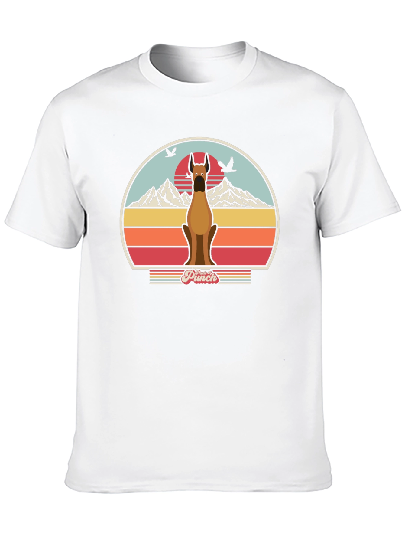 Retro Dog T-Shirt - Punch Design