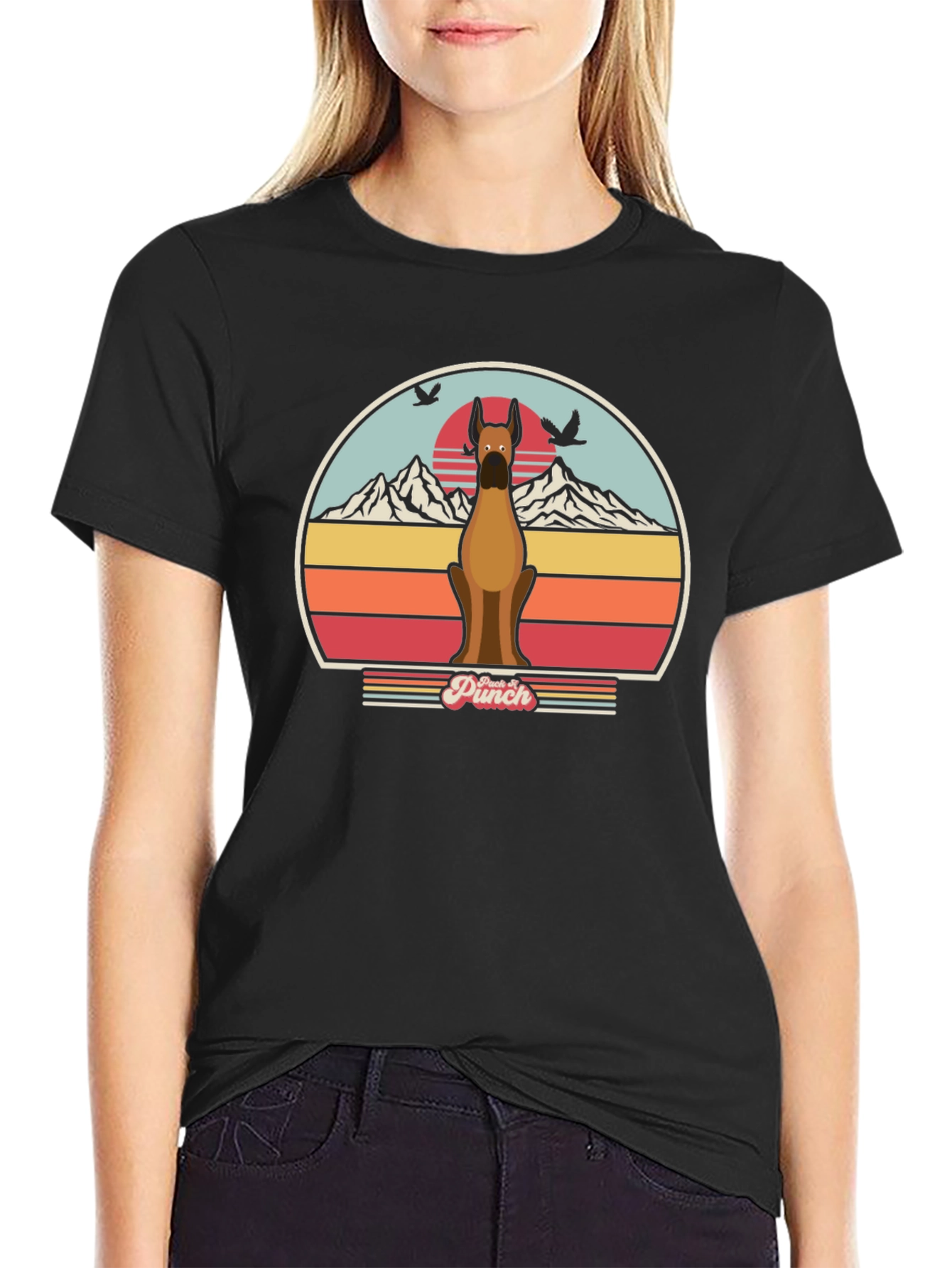Retro Dog T-Shirt - Punch Design